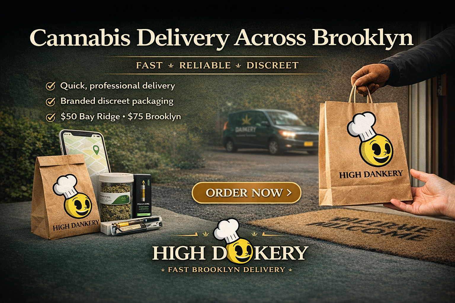 weed delivery Brooklyn High Dankery